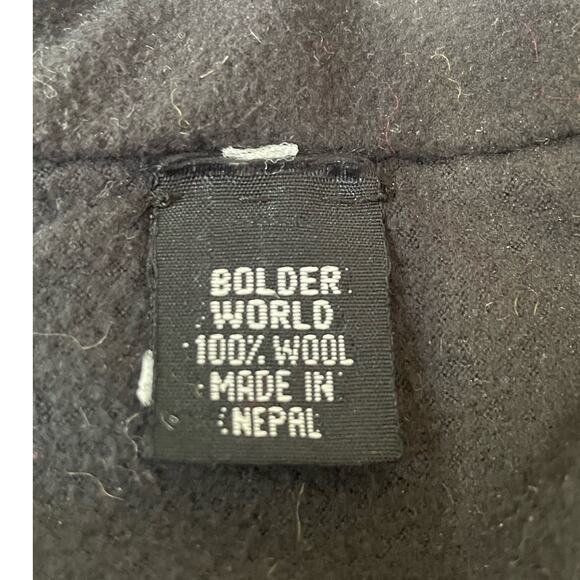 Bolder World Women's Wool Made in Nepal Winter Ski Hat Beanie Ear Flaps Tassels - Picture 6 of 6